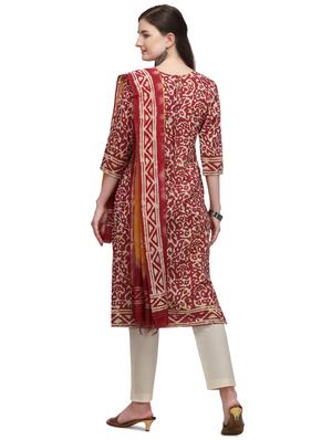multi colored cotton suit combos unstitched - 17665542 - Standard Image - 5
