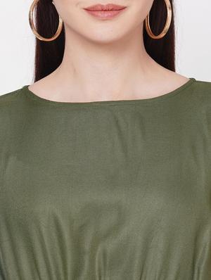 boat neck solid top - 17665599 - Standard Image - 5