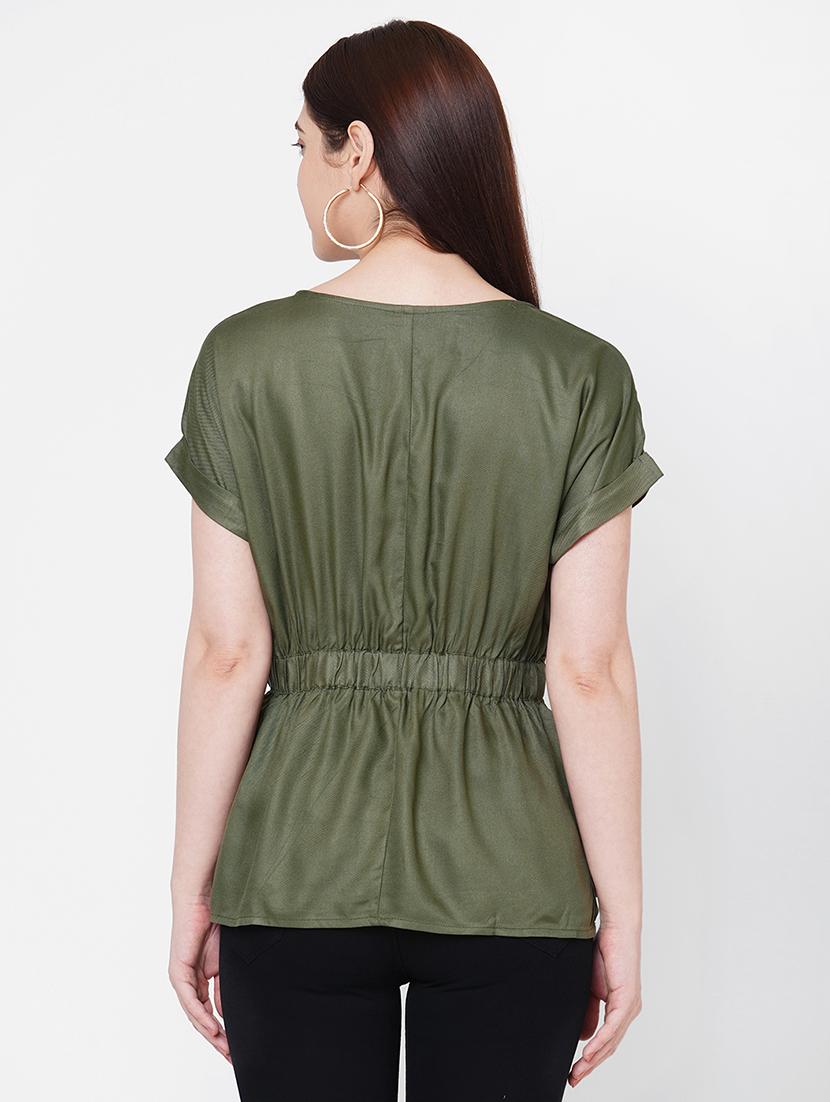 boat neck solid top - 17665599 - Zoom Image - 3