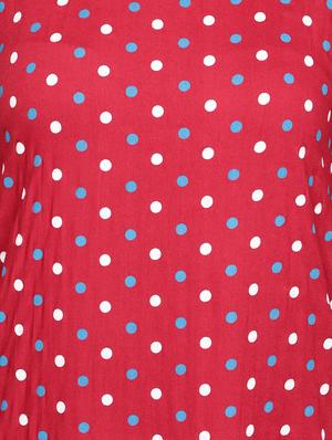 maroon rayon straight kurta - 17665707 - Standard Image - 4