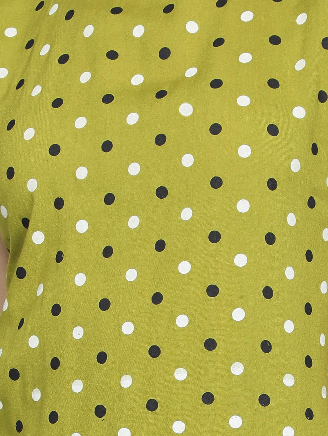 green rayon straight kurta - 17665709 - Zoom Image - 4