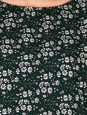 green crepe aline kurti - 17665738 - Standard Image - 5