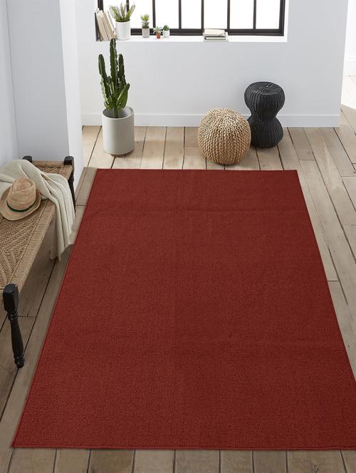 saral home solid polypropylene modern carpet (dk.grey, 180x270 cm) - 17665755 - Standard Image - 1