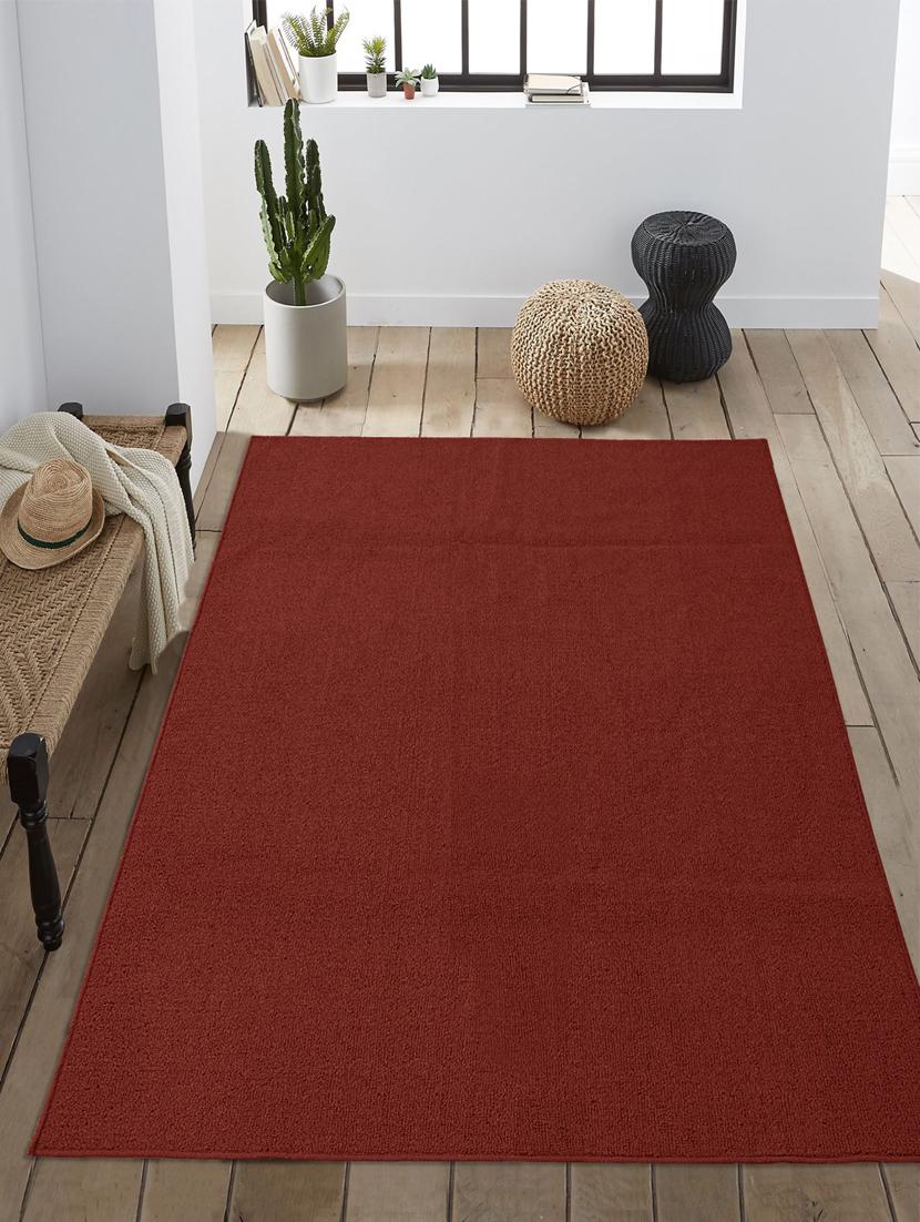 saral home solid polypropylene modern carpet (dk.grey, 180x270 cm) - 17665755 - Zoom Image - 1