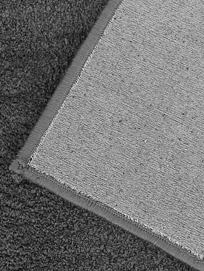 saral home brown soft microfiber solid design anti-skid carpet - 120x180 cms - 17665762 - Zoom Image - 3