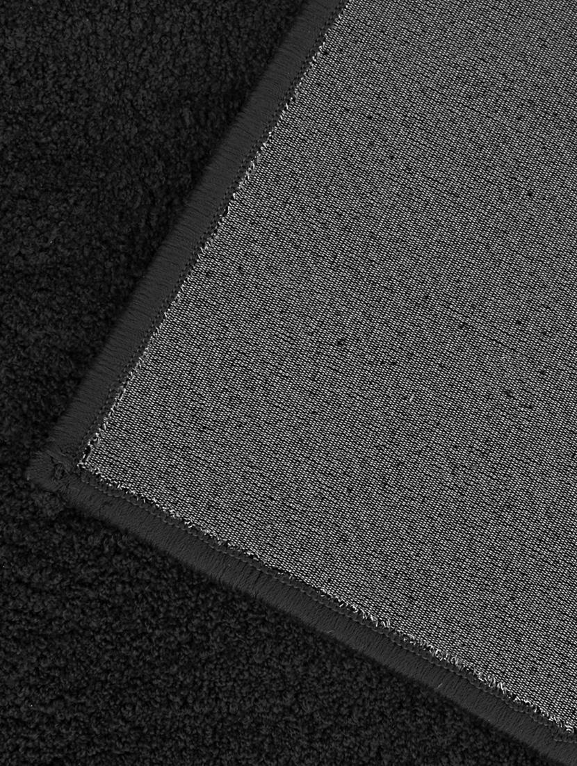 saral home grey soft microfiber solid design anti-skid carpet - 120x180 cms - 17665763 - Zoom Image - 4
