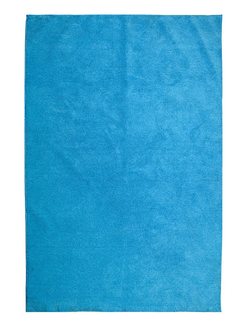 saral home turq soft microfiber solid design anti-skid carpet - 120x180 cms - 17665764 - Zoom Image - 2