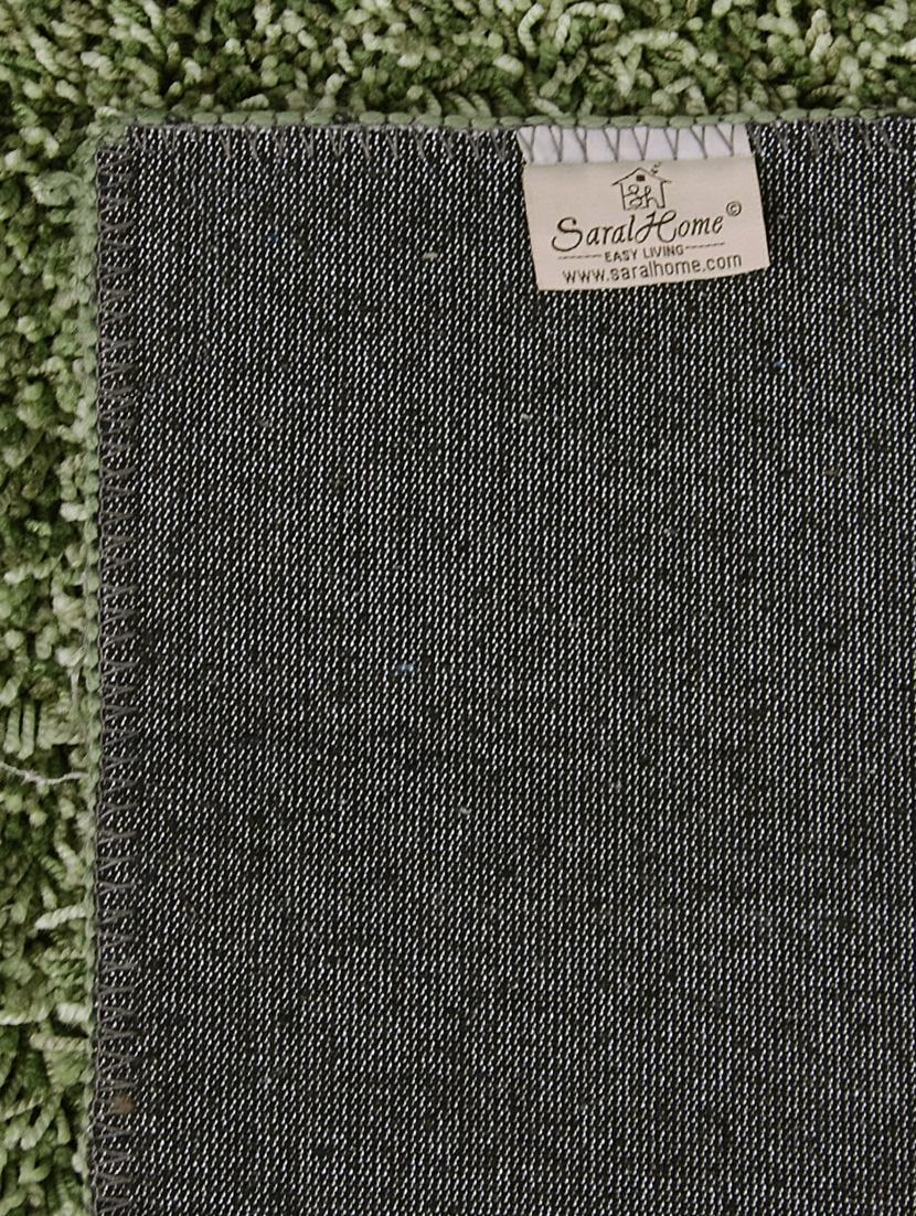 saral home blue soft shaggy carpet (120x180 cm) - 17665765 - Zoom Image - 3