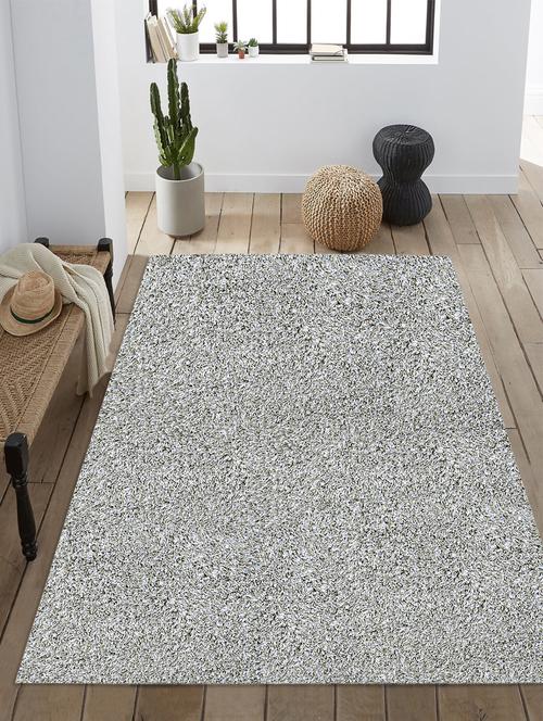saral home green soft shaggy carpet (120x180 cm) - 17665767 - Standard Image - 1