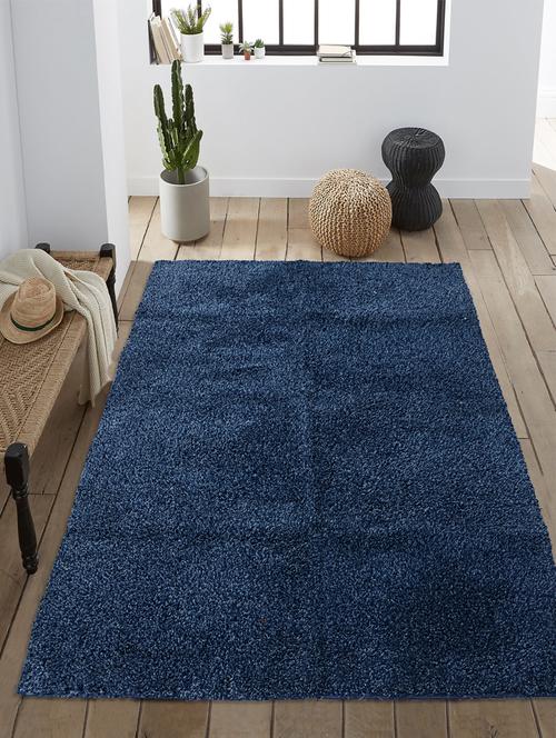 saral home grey soft shaggy carpet (120x180 cm) - 17665768 - Standard Image - 1