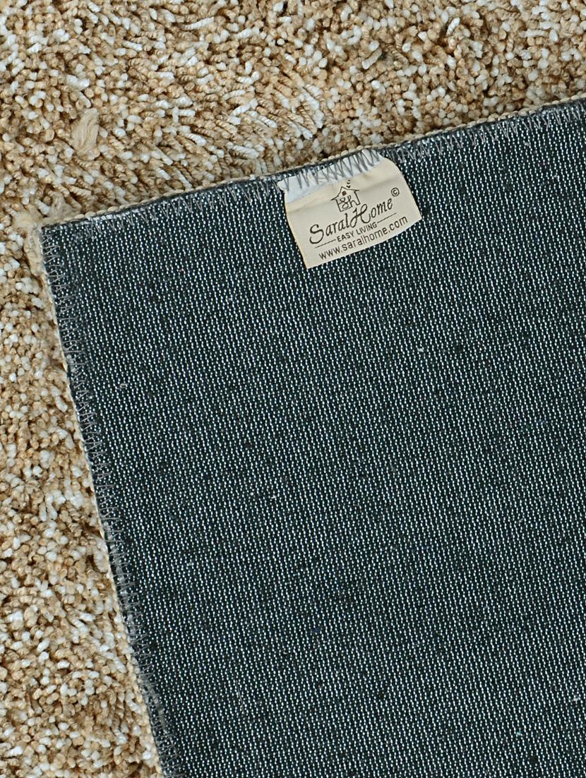 saral home gold soft shaggy carpet (150x210 cm) - 17665770 - Zoom Image - 4
