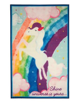 saral home unicorn polypropylene anti skid carpet- (multicolor, 90x150 cms) - 17665773 - Standard Image - 2