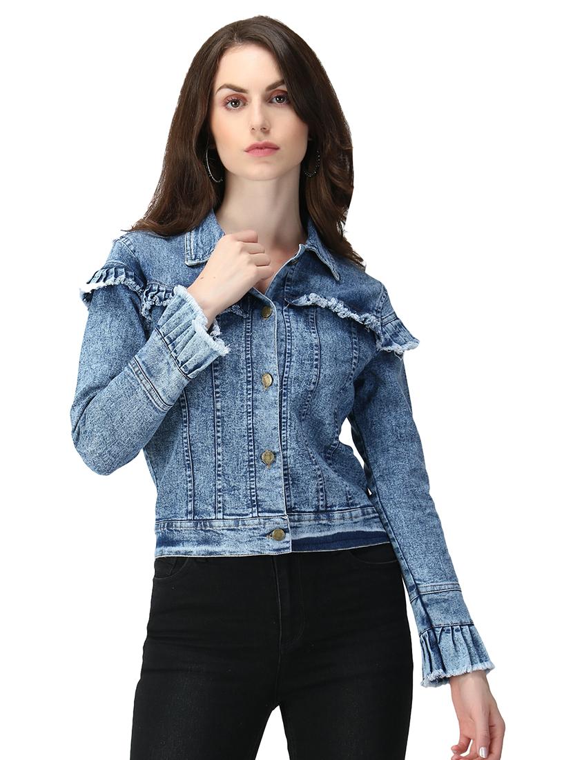blue denim summer jacket - 17665795 - Zoom Image - 1
