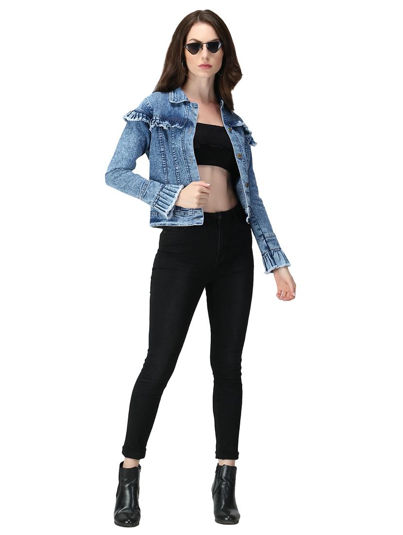 blue denim summer jacket - 17665795 - Zoom Image - 5