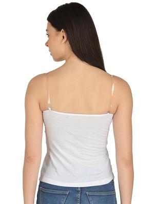 white cotton camisole - 17665955 - Standard Image - 3