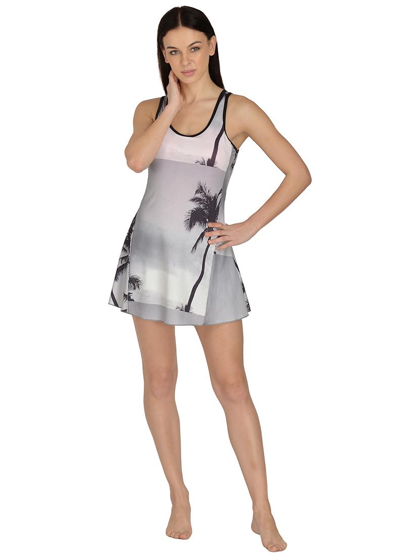 white nylon swimsuit - 17666008 - Zoom Image - 4