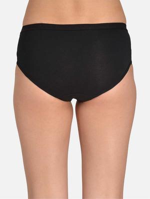 black solid hipster panty - 17666139 - Standard Image - 3