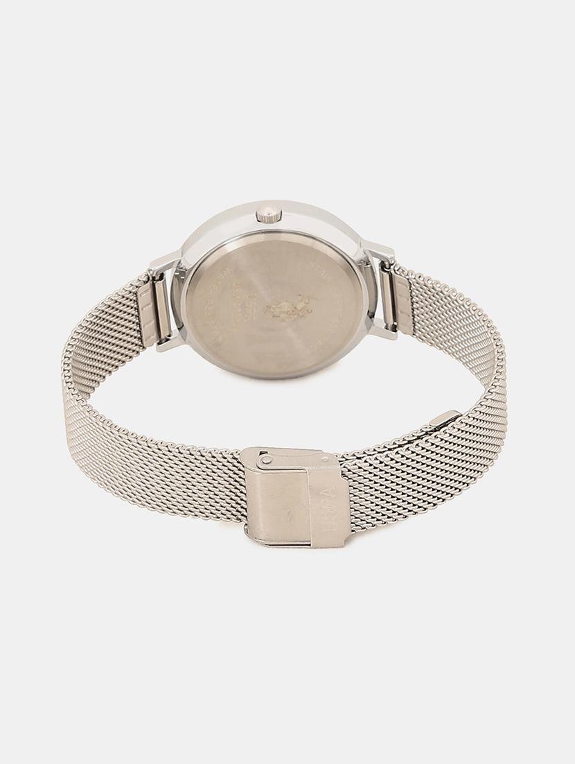 men silver stainless steel strap analogue watch - 17666207 - Zoom Image - 3