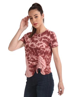 tie & dye ruched top - 17666236 - Standard Image - 2