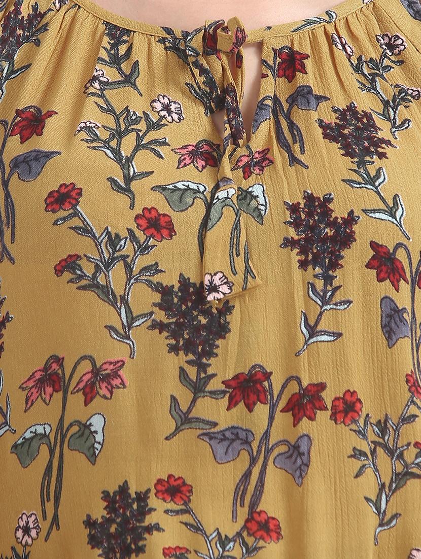 bell sleeved floral top - 17666249 - Zoom Image - 5