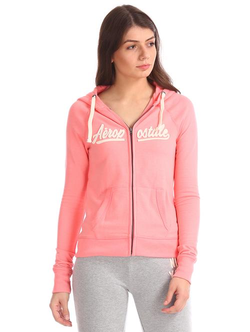 hooded neck printed sweatshirt - 17666272 - Standard Image - 1
