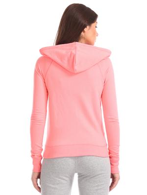 hooded neck printed sweatshirt - 17666272 - Standard Image - 3