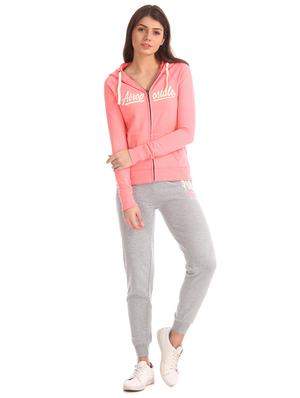 hooded neck printed sweatshirt - 17666272 - Standard Image - 4
