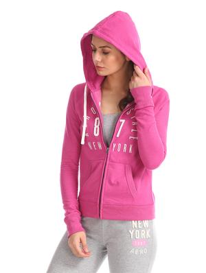 hooded neck printed sweatshirt - 17666273 - Standard Image - 2