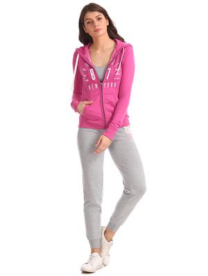 hooded neck printed sweatshirt - 17666273 - Standard Image - 4