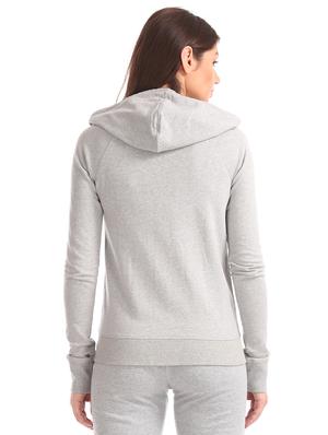 hooded neck embroidered sweatshirt - 17666280 - Standard Image - 3