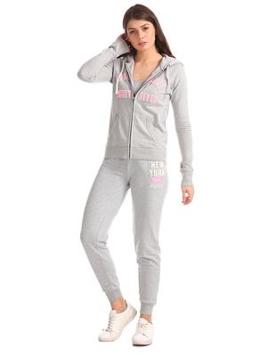 hooded neck embroidered sweatshirt - 17666280 - Standard Image - 4