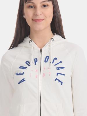 white cotton regular sweatshirt - 17666282 - Standard Image - 6