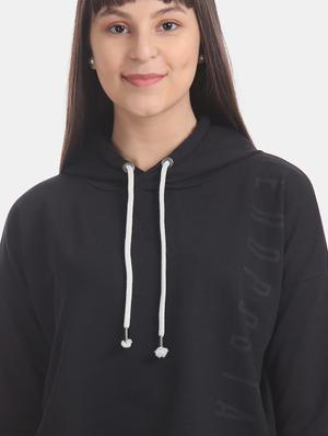 black cotton regular sweatshirt - 17666284 - Standard Image - 6