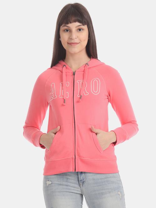 pink cotton hoodies sweatshirt - 17666289 - Standard Image - 1