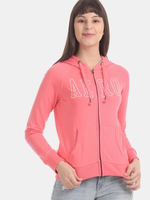 pink cotton hoodies sweatshirt - 17666289 - Standard Image - 2
