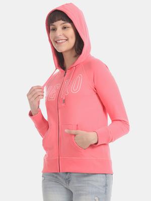 pink cotton hoodies sweatshirt - 17666289 - Standard Image - 3