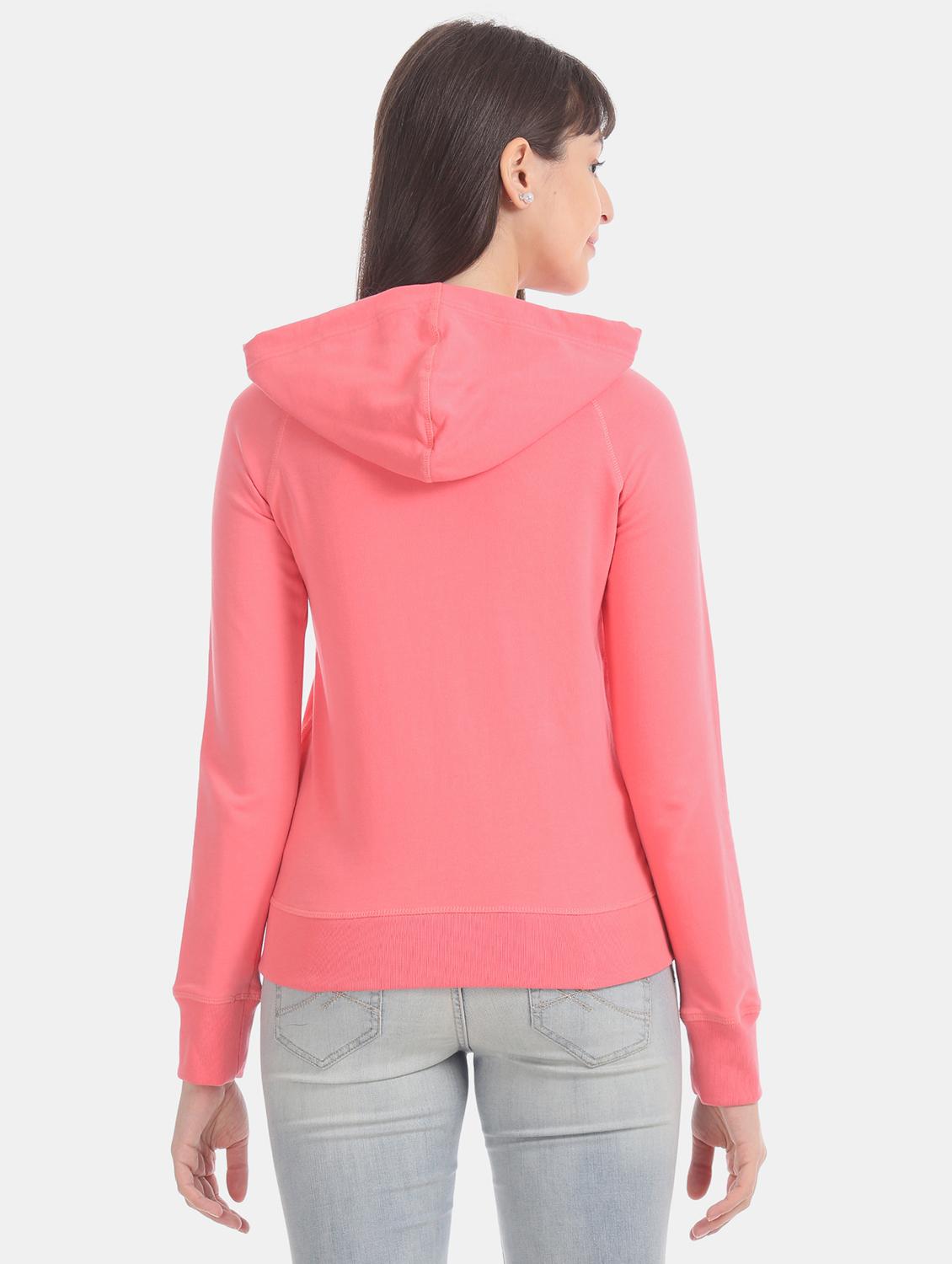 pink cotton hoodies sweatshirt - 17666289 - Zoom Image - 4