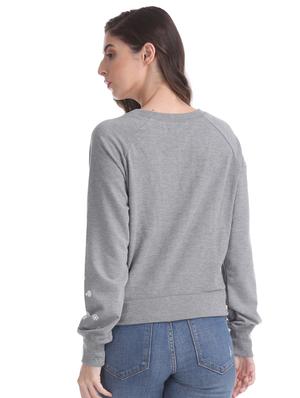 grey viscose hoodies sweatshirt - 17666301 - Standard Image - 3