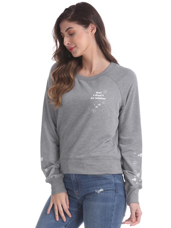 grey viscose hoodies sweatshirt - 17666301 - Zoom Image - 2