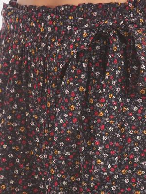 black cotton flat front trousers - 17666406 - Standard Image - 5