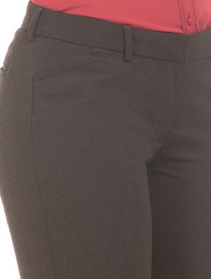 mid rise flat front trousers trouser - 17666439 - Standard Image - 5