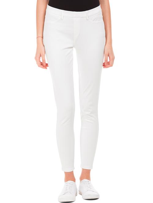 mid rise flat front trouser - 17666472 - Standard Image - 1