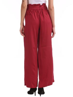 tie front wide leg trouser - 17666481 - Standard Image - 3