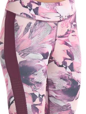 purple polyester flat front trousers - 17666482 - Standard Image - 5