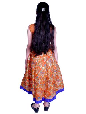 pink printed party gown - 17666516 - Standard Image - 4