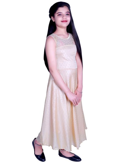 gold stone embellished party gown - 17666519 - Standard Image - 1