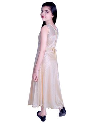 gold stone embellished party gown - 17666519 - Standard Image - 3