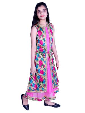 pink floral party gown - 17666527 - Standard Image - 2
