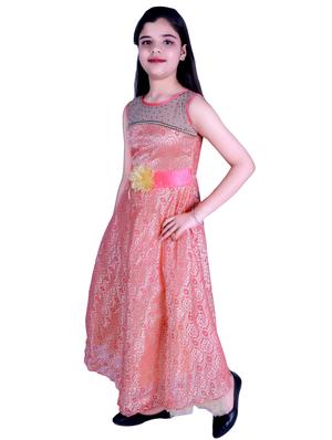 pink embellished party gown - 17666529 - Standard Image - 3