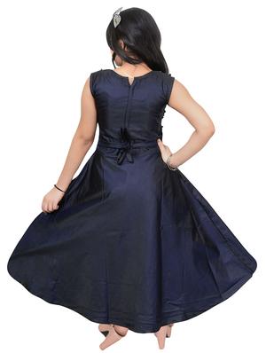 blue embellished party gown - 17666535 - Standard Image - 3